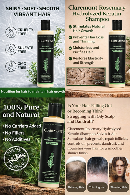 Organic Rosemary Strength Shampoo