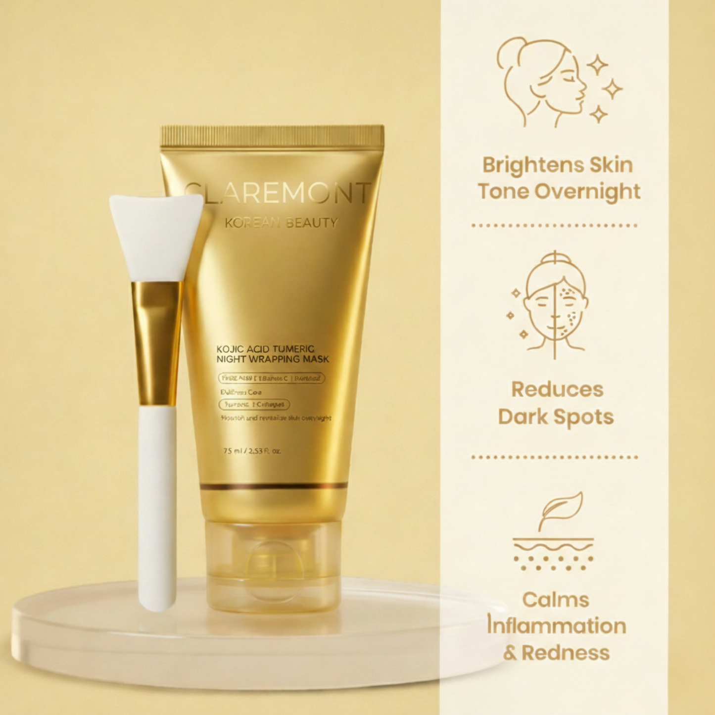 Kojic Acid Turmeric Wrapping Mask