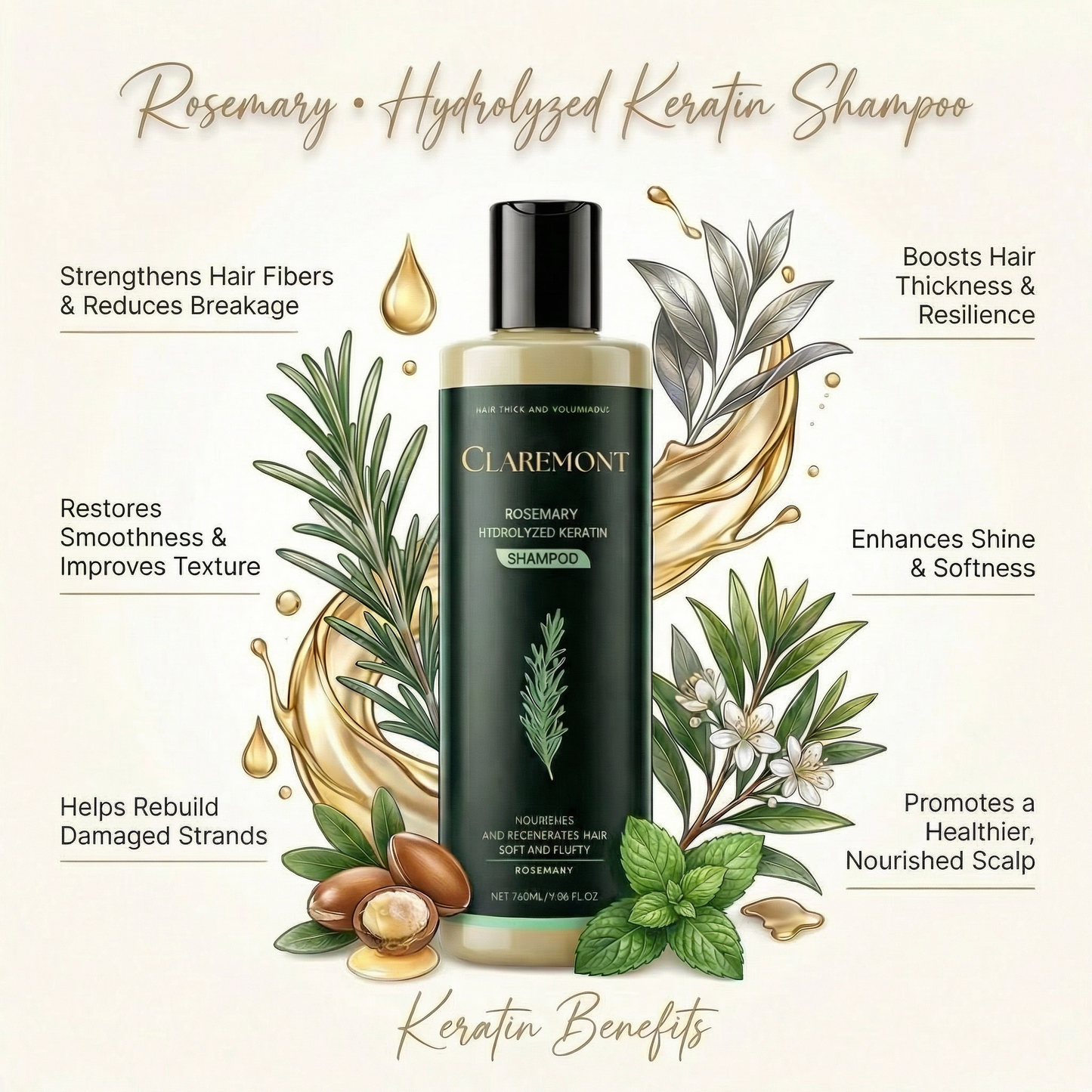 Organic Rosemary Hair Growth Shampoo