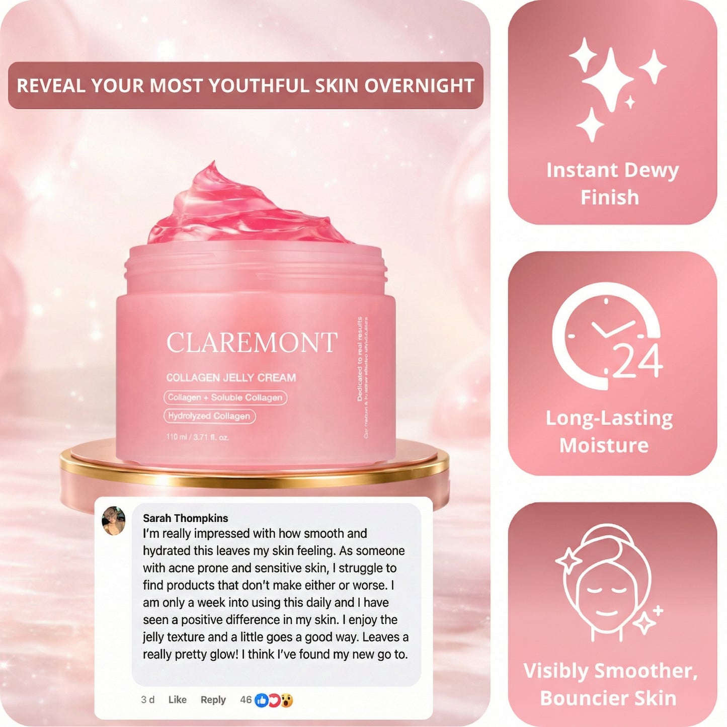 Glass Collagen Jelly Cream